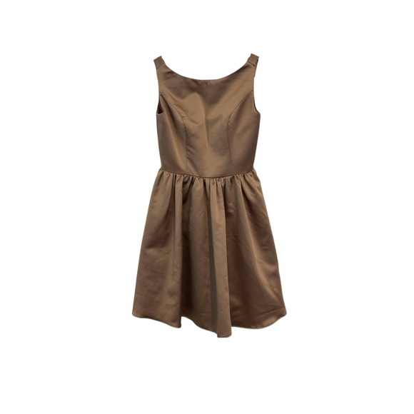 Andrew Adela Elegant Brown Formal Dress - Picture 1 of 3